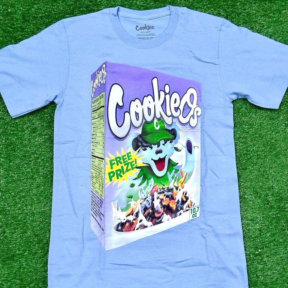 COOKIES Light Purple T Shirt “Free Prize Cereal”